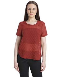 Vero Moda VMHALO SS Top - Camicia donna - Rosso