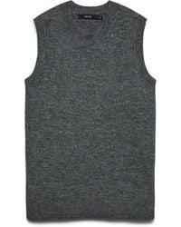 Vero Moda - Female Weste VMLEFILE Gestricktes Oberteil - Lyst