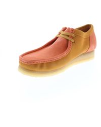 Clarks - Two Color Wallabee Boots - Lyst