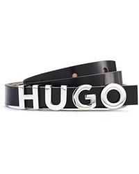 HUGO - Zula Belt 1,5Cm Belt - Lyst