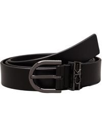 Calvin Klein - Loop RND Buckle Belt 2.5CM K60K612362 Cintura Fissa - Lyst