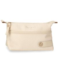 Pepe Jeans - Sprig Toiletry Bag Beige 20.5x11.5x7.5cm Faux Leather By Joumma Bags - Lyst