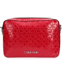 Calvin Klein CK Must EM EW Crossbody Chilli Pepper - Rosso