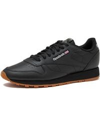Reebok - Cl Leather 's Foam-Cover Sockliner Slim Toe Trainers - Lyst