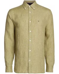 Tommy Hilfiger - Nen Pigment Geverfd Li Solid Rf Shirt Casual Shirts - Lyst