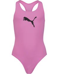 PUMA - Racerback Swimsuit - Lyst