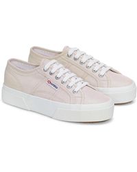 Superga - Sneakers Lama - Donna, Beige iridescente, 42 EU - Lyst