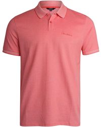 Ben Sherman - Classic Fit 2-button Short Sleeve Shirt - Casual Stretch Birdseye Polo For - Lyst