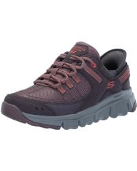 Skechers - , VERTICE A Donna, Borgogna Sintetico Mesh Multi Trim, 36.5 EU - Lyst