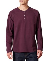 Amazon Essentials - Regular-fit Long-sleeved Henley Shirt - Lyst