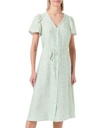 Vero Moda - Vmjosie SS Calf Shirt Dress Wvn Ga Keid - Lyst