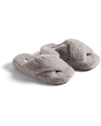 Ted Baker - Lopply Co Slip S Slippers Grey 3 - Lyst