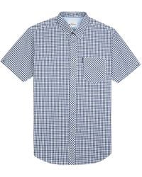 Ben Sherman - Signature Gingham Check Short Sleeve Shirt For S - Lyst