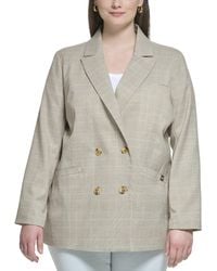Levi's - Trendy Plus Size Printed Long-sleeve Blazer - Lyst