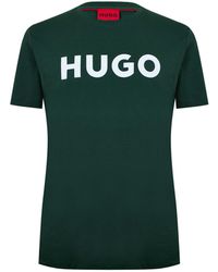 HUGO - S T-shirt Green M - Lyst