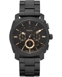 Fossil - Chronograph Quartz Watch With Stainless Steel Strap Fs4682 - Lyst
