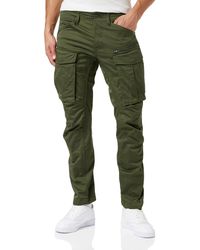 G-Star RAW Rovic Zip 3D Tapered, Pantalones para Hombre, Verde (Dk Bronze Green 6059), W26/L28