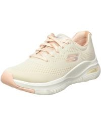 Skechers - Arch Fit Big Appeal Sneaker,natural Knit Mesh / Coral Trim,6 Uk - Lyst