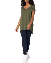 Amazon Essentials - Daily Ritual Supersoft Terry Relaxed-fit Dolman-sleeve V-neck Tunic - Lyst