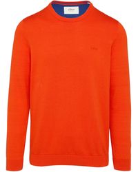 S.oliver - 2156055 Pullover mit Logo-Detail - Lyst