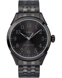 Timex - TW2R48200 Briarwood Black Stainless Steel Expansion Band Watch - Lyst