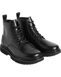 Calvin Klein - Eva Schnürstiefel LTH Wl Wn Mid Boot - Lyst