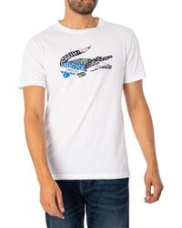 Lacoste - TH1801 sportliches Langarm-T-Shirt - Lyst