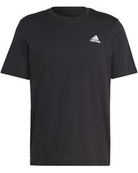 adidas - Essentials Embroidered Small Logo T-shirts - Lyst