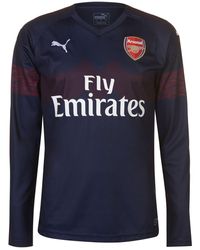 Boys Blue Long Sleeve T Shirt with Knockout Champions detail
