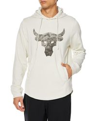 Under Armour - Project Rock Terry Hoodie Athletic Pullover 1367107 - Lyst