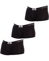 Calvin Klein - 3er Pack Boxershorts Low Rise Trunks mit Stretch - Lyst