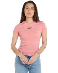 Tommy Hilfiger - TJW 2 Pack Slim Essential Logo 1 DW0DW18142 Magliette a iche Corte - Lyst
