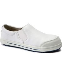 Birkenstock - 1011227 38 Qualitex de Zapato de seguridad QS 400 piel Natural Color Blanco Talla 38 - Lyst