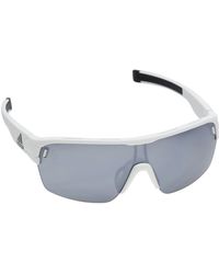 adidas Zonyk Aero Glasses L White Matt Chrome 2019 Bike Glasses