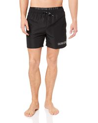 Calvin Klein Medium Double Waistband Short - Black