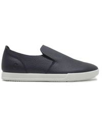 Ecco - S Leisure 538824 Leather Marine Shoes 9-9.5 Uk - Lyst