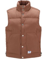HUGO - S Brooks2431 Water-repellent Gilet With Blue Logo Label - Lyst