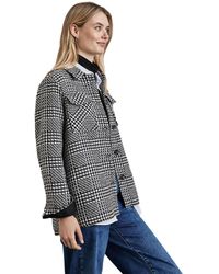 Street One - A212326 Karierte Bouclé Jacke - Lyst