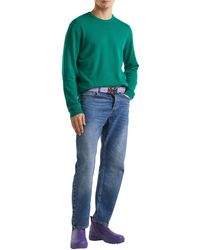 Benetton - Jersey G/c M/l 1002u1g34 Long Sleeve Crew Neck Sweater - Lyst