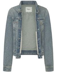 Pepe Jeans - Denim Jas Voor - Lyst