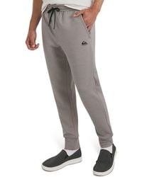 Quiksilver - Regular Fit Active Performance Heavyweight Jacquard Mesh And Polar Fleece Jogger Pants Sweatpants - Lyst