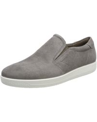 Ecco Herren Soft 1 Sneaker - Grau