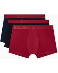 Emporio Armani - Shiny Logo Band 3 Pack Trunk - Lyst