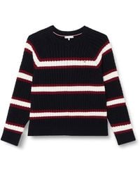 Tommy Hilfiger - Pull C-Neck Sweater Pull en Maille - Lyst
