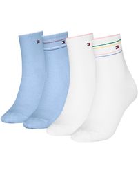 Tommy Hilfiger - Rib Shine Calcetines Cortos - Lyst