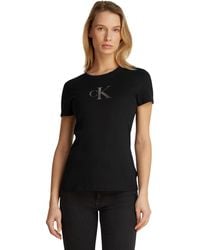 Calvin Klein - Jeans Gradient Ck Slim Tee J20j224982 S/s T-shirt - Lyst
