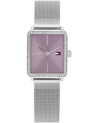 Tommy Hilfiger - Montre À Mouvement Quartz Deux Aiguilles pour avec Bracelet Milanais en Acier Inoxydable Argenté - 1782790 - Lyst