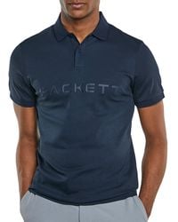Hackett - Hackett Essential Short Sleeve Polo Xs - Lyst