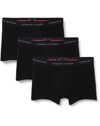 Tommy Hilfiger - Multipack Trunks For - 3 Pack Underwear - Signature Waistband Elastic - Black - Size - Lyst