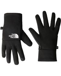 The North Face - Etip Gloves Tnf Black/tnf White Logo Xxl - Lyst